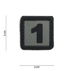 Embleem 3D PVC 1 Tactical - Identificare Profesională Rapidă