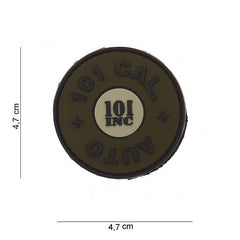 Embleem 3D PVC 101 cal. auto Verde Tactical - Identificare Rapidă & Stil Durabil