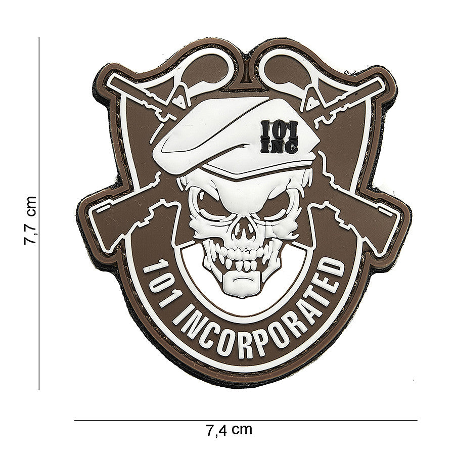Embleem 3D PVC 101 Incorporated Coyote 101 Incorporated - Afirmă-ți Identitatea Tactică