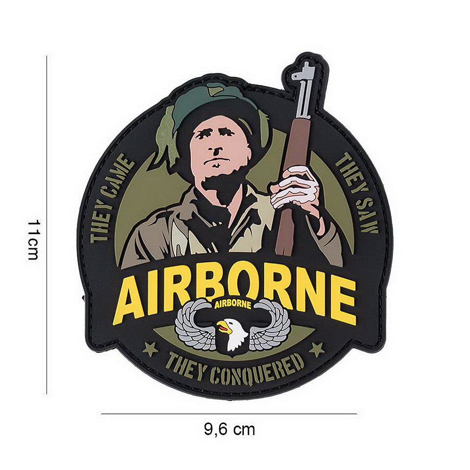 Embleem 3D PVC 101st Airborne soldaat #17061 - Afirmă-ți Identitatea Tactică