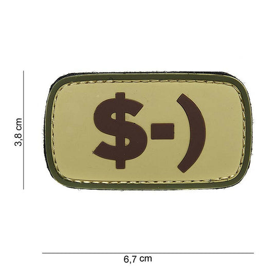 Embleem 3D PVC #14001 Verde Military-Shop - Personalizează-ți Echipamentul
