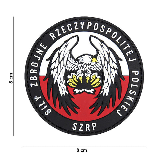 Embleem 3D PVC #2086 SZRP - Afirmă-ți Identitatea Tactică
