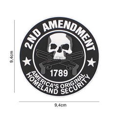 Embleem 3D PVC 2nd Amendment #6106 - Afirmă-ți Dreptul la Libertate