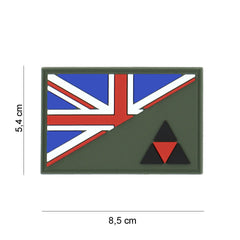 Embleem 3D PVC 3rd Infantry Flag Multicolor - Identitate Tactică de Elită