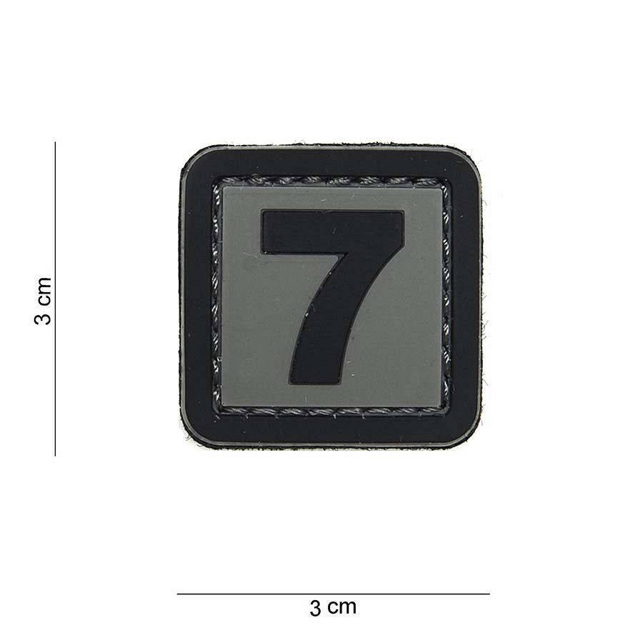 Embleem 3D PVC 7 #15008 - Afirmă-ți Prezența Tactică