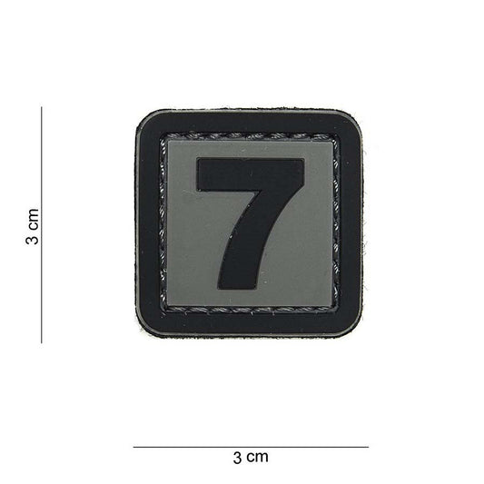 Embleem 3D PVC 7 #15008 - Afirmă-ți Prezența Tactică