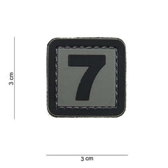 Embleem 3D PVC 7 #15008 - Afirmă-ți Prezența Tactică