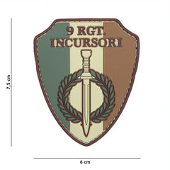 Embleem 3D PVC 9 RGT Incursori - Simbol de Onoare și Rezistență