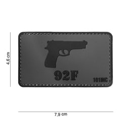 Embleem 3D PVC 92F - Afirmă-ți Identitatea Tactică