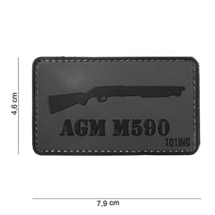 Embleem 3D PVC AGM M590 Design Tactical - Afirmă-ți Identitatea Tactică