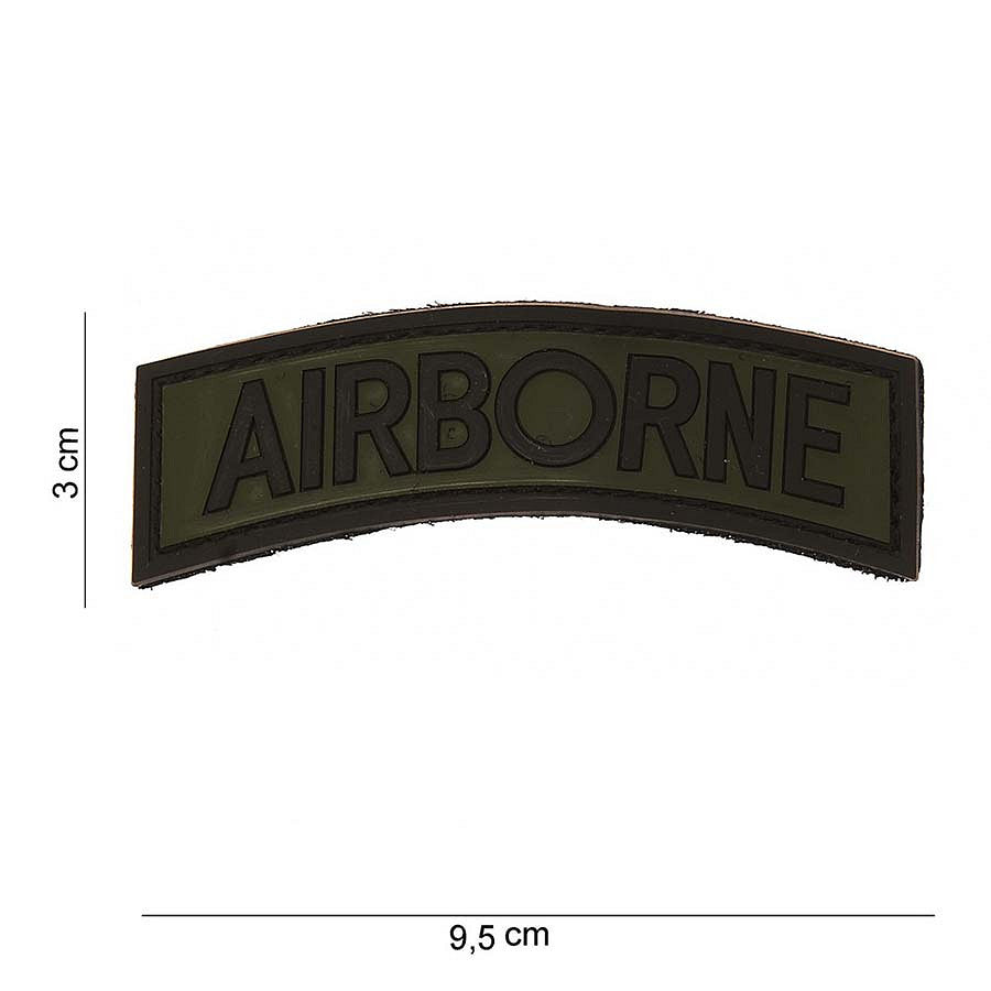 Embleem 3D PVC Airborne #11161 - Afirmă-ți Spiritul Aeropurtat