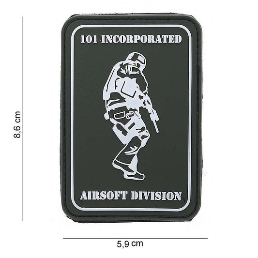 Embleem 3D PVC Airsoft Division #12040 101 INC - Afirmă-ți Prezența