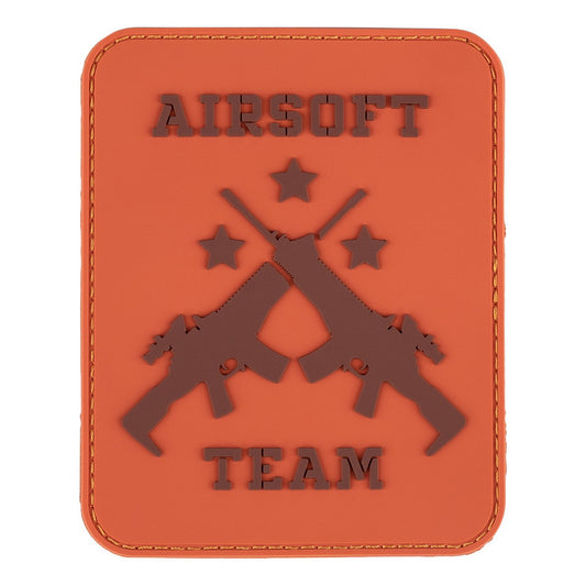 Embleem 3D PVC Airsoft Team Oranj - Afirmă-ți Prezența