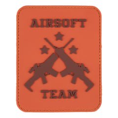 Embleem 3D PVC Airsoft Team Oranj - Afirmă-ți Prezența