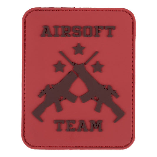 Embleem 3D PVC Airsoft Team Rood #23020 - Identitate Vizibilă și Durabilă