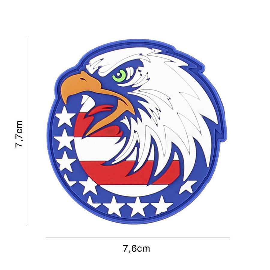 Embleem 3D PVC American eagle #9108 - Simbol de Forță și Identitate
