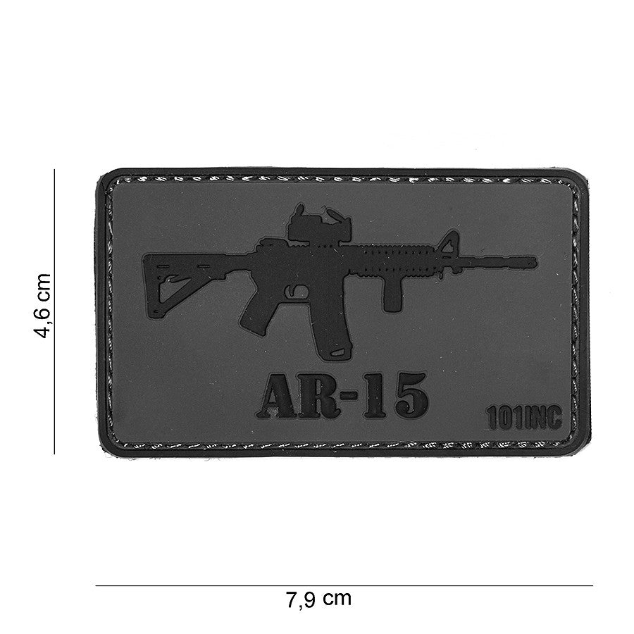 Embleem 3D PVC AR-15 #15077 - Identitate Tactică Instantă