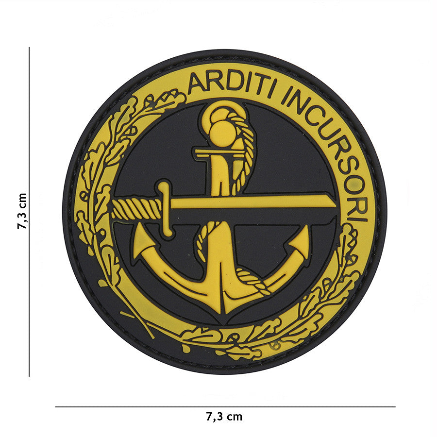 Embleem 3D PVC Arditi Incursori nvt - Identitate Tactică, Aderență Rapidă