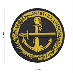 Embleem 3D PVC Arditi Incursori nvt - Identitate Tactică, Aderență Rapidă