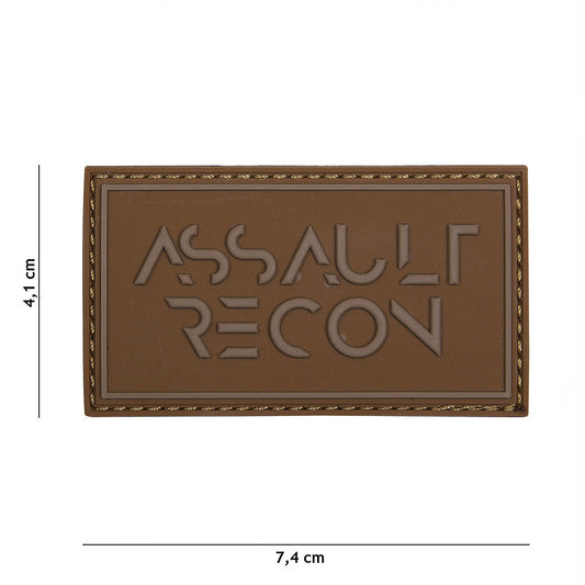 Embleem 3D PVC Assault Recon Coyote Tactical - Aderență & Stil Tactic