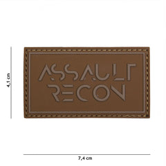 Embleem 3D PVC Assault Recon Coyote Tactical - Aderență & Stil Tactic