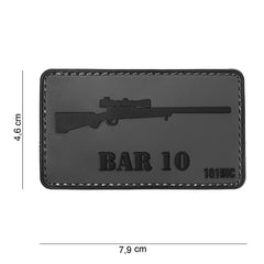 Embleem 3D PVC BAR 10 - Identitate Tactică Durabilă