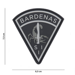 Embleem 3D PVC Bardenas #1105 Negru - Personalizare Tactică Esențială