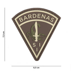 Embleem 3D PVC Bardenas Coyote-Maro - Identitate Tactică Robustă