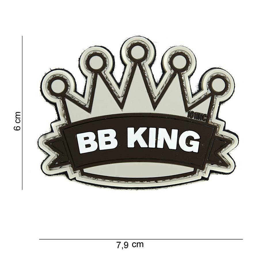 Embleem 3D PVC BB King Beige - Personalizare Tactica Instant
