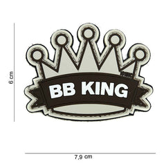 Embleem 3D PVC BB King Beige - Personalizare Tactica Instant