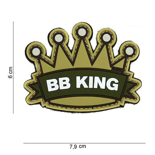 Embleem 3D PVC BB King Khaki Tactical - Afirmă-ți Prezența Tactică