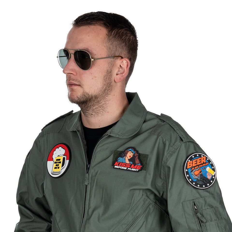 Embleem 3D PVC Beer is my Co-pilot #9064 - Afirmă-ți Stilul Liber