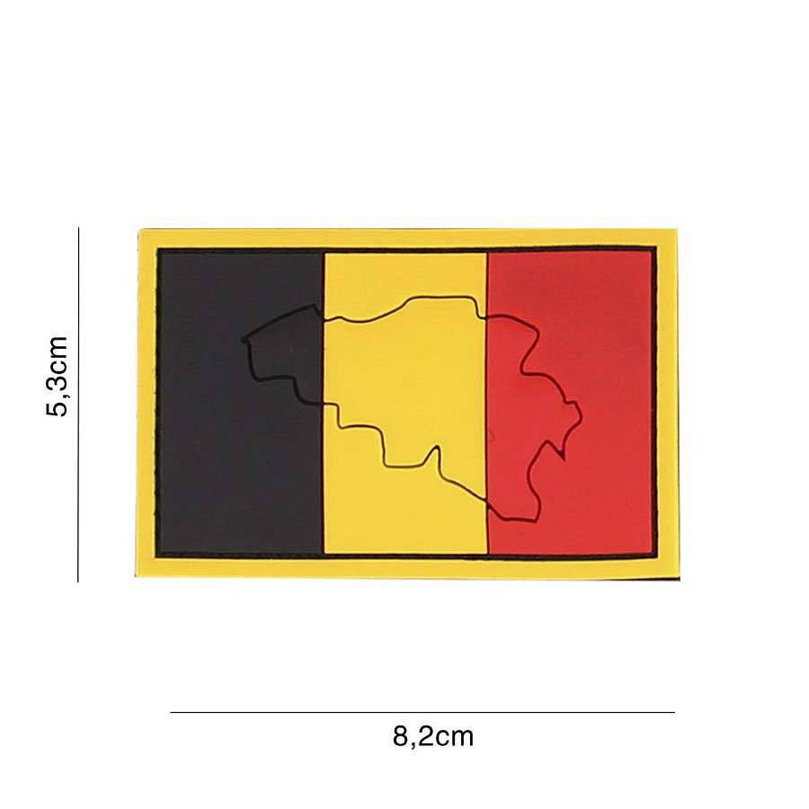 Embleem 3D PVC Belgia - Afirmă-ți Loialitatea Tactică
