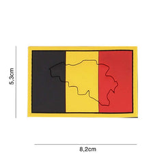 Embleem 3D PVC Belgia - Afirmă-ți Loialitatea Tactică