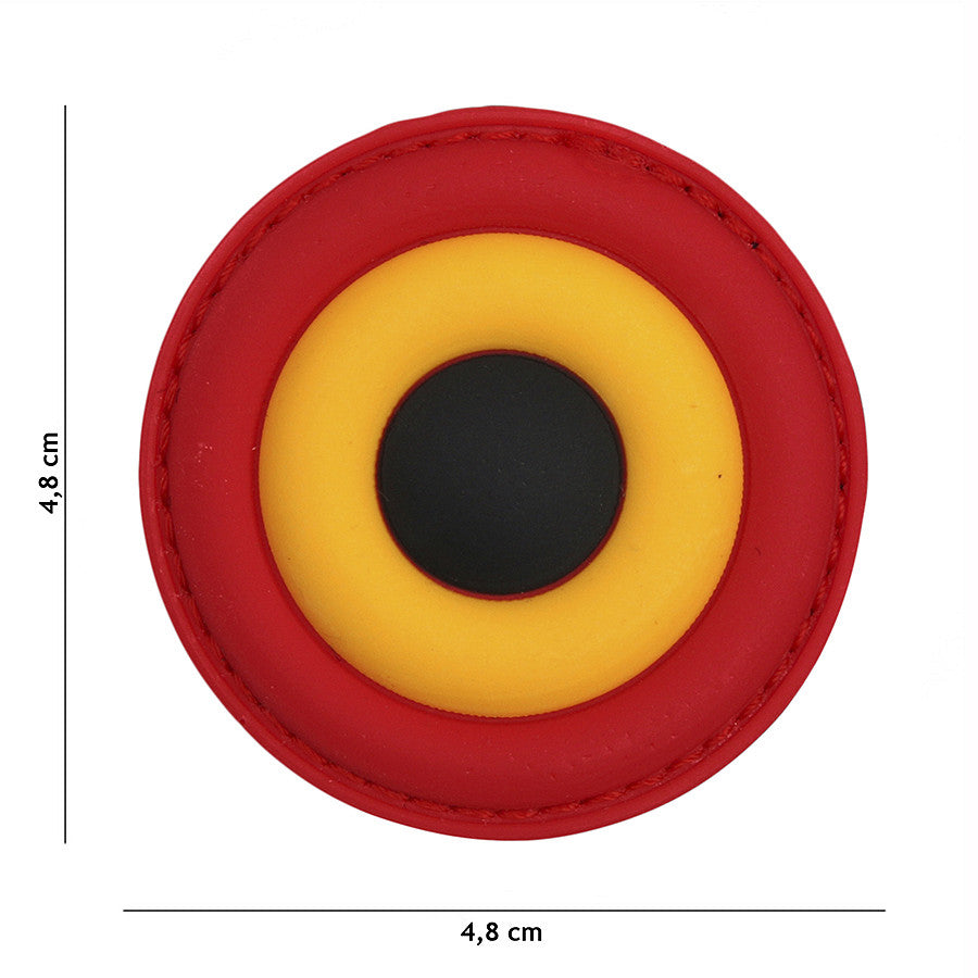 Embleem 3D PVC Belgium Air Force #9016 - Afirmă-ți Identitatea Tactică