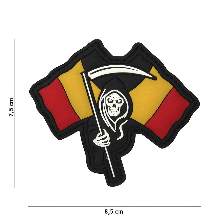 Embleem 3D PVC Belgium Reaper #13087 - Identitate Fără Compromis