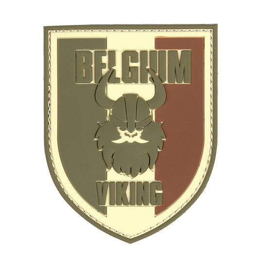 Embleem 3D PVC Belgium Viking #2063 - Marcează-ți Spiritul Neînfricat