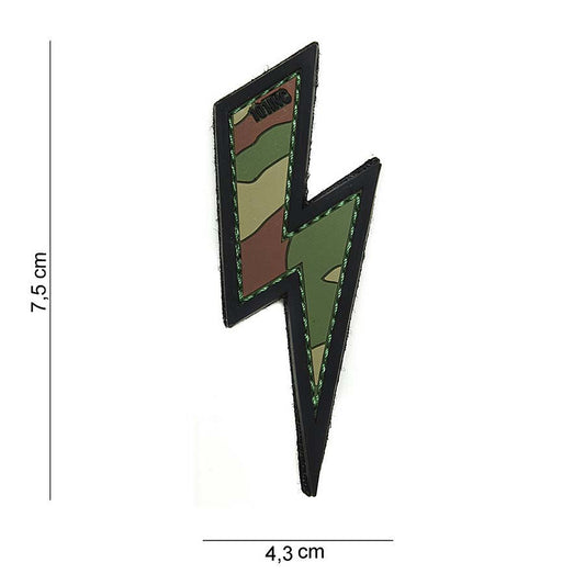 Embleem 3D PVC Bliksem Woodland - Simbolul Acțiunii Rapide