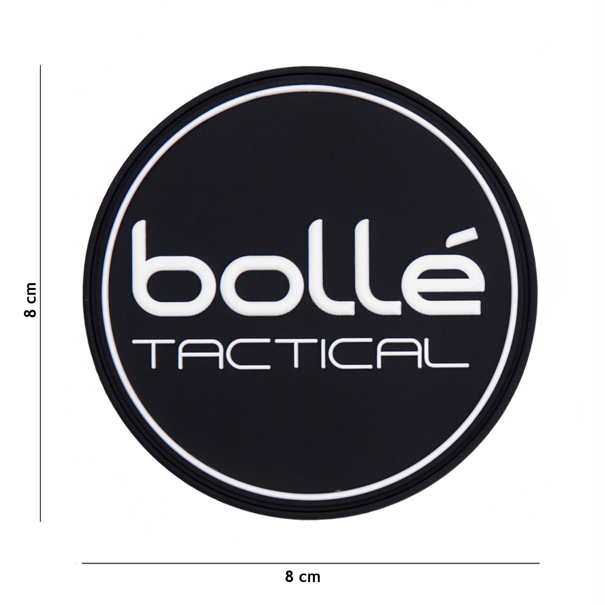 Embleem 3D PVC Bollé Tactical Negru - Personalizare Tactică Superioară