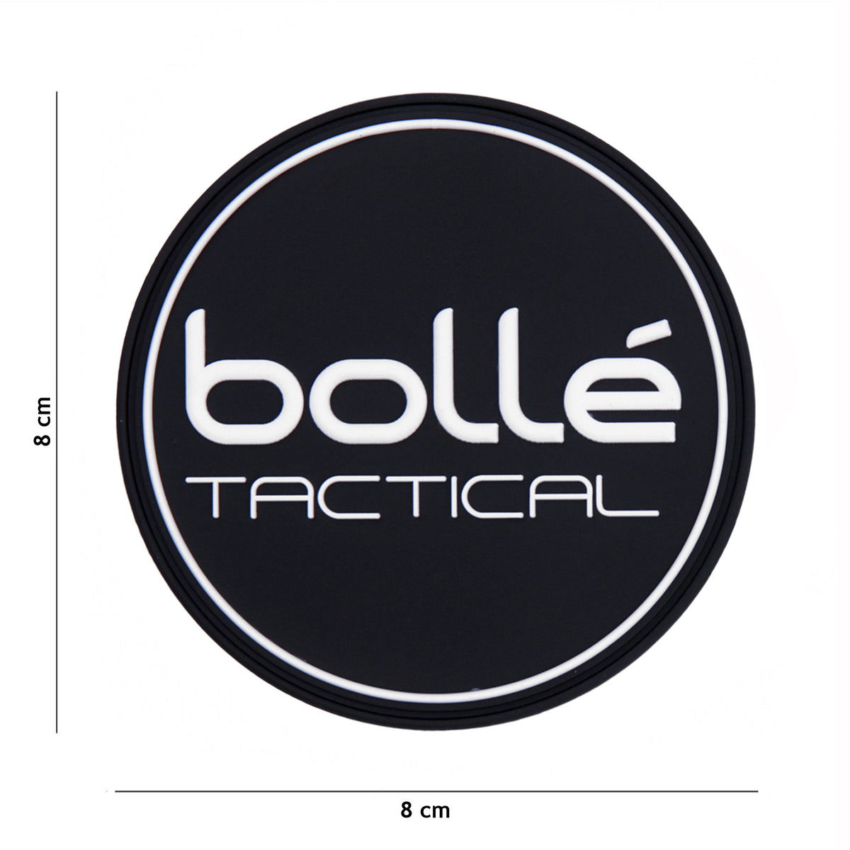 Embleem 3D PVC Bollé Tactical Negru - Personalizare Tactică Superioară