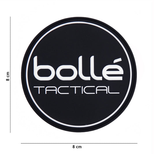 Embleem 3D PVC Bollé Tactical Negru - Personalizare Tactică Superioară