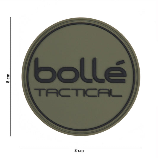 Embleem 3D PVC Bollé tactical Verde - Identitate Tactică Distinctivă