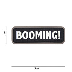 Embleem 3D PVC Booming! Negru - Declarație de Forță