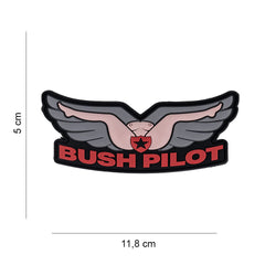 Embleem 3D PVC Bush Pilot #6115 - Afirmă-ți Spiritul de Aventură