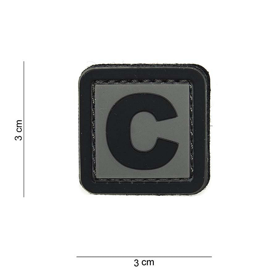 Embleem 3D PVC C #15013 - Personalizare Tactică Instantă