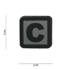 Embleem 3D PVC C #15013 - Personalizare Tactică Instantă