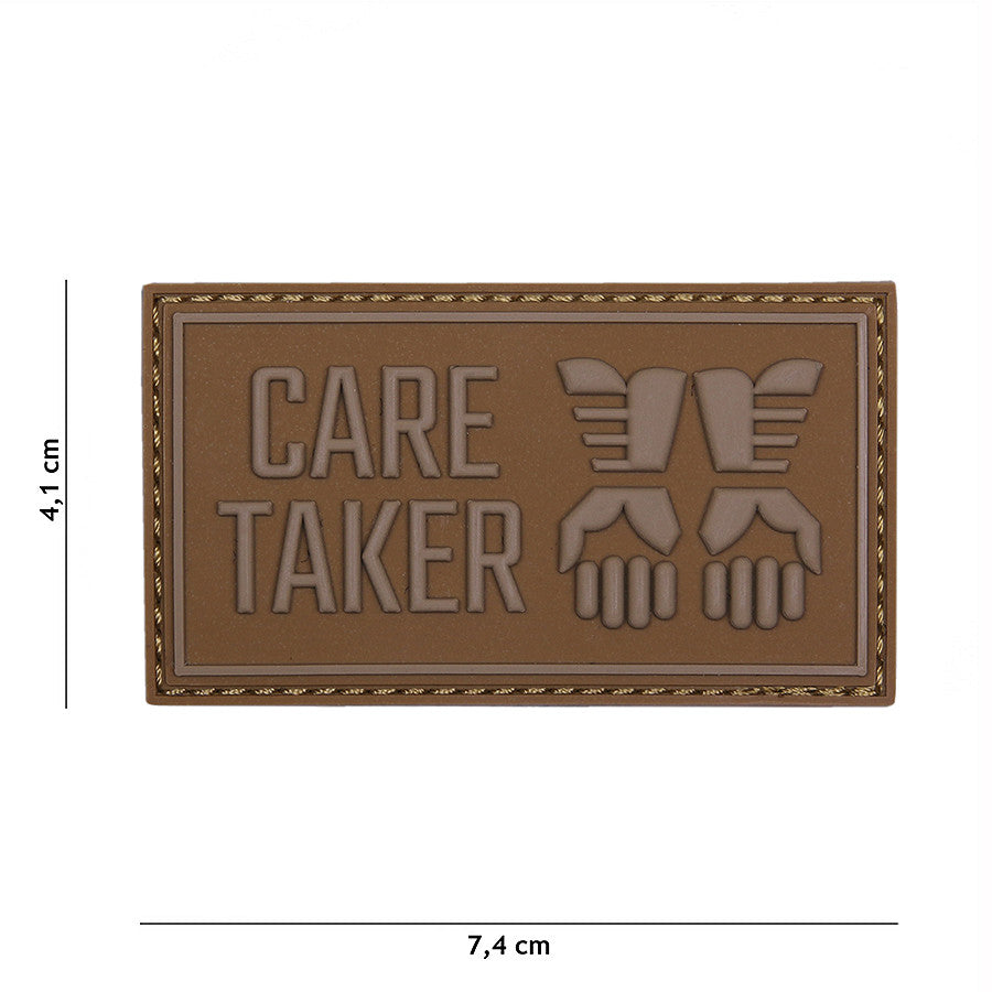 Embleem 3D PVC Care taker Coyote - Identitate Tactică Impunătoare