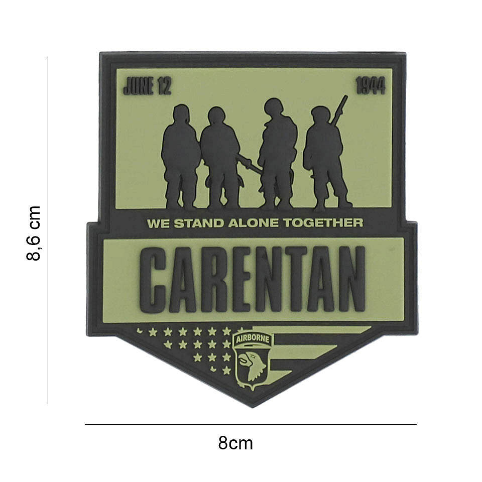 Embleem 3D PVC Carentan #7121 - Identitate Tactică Durabilă