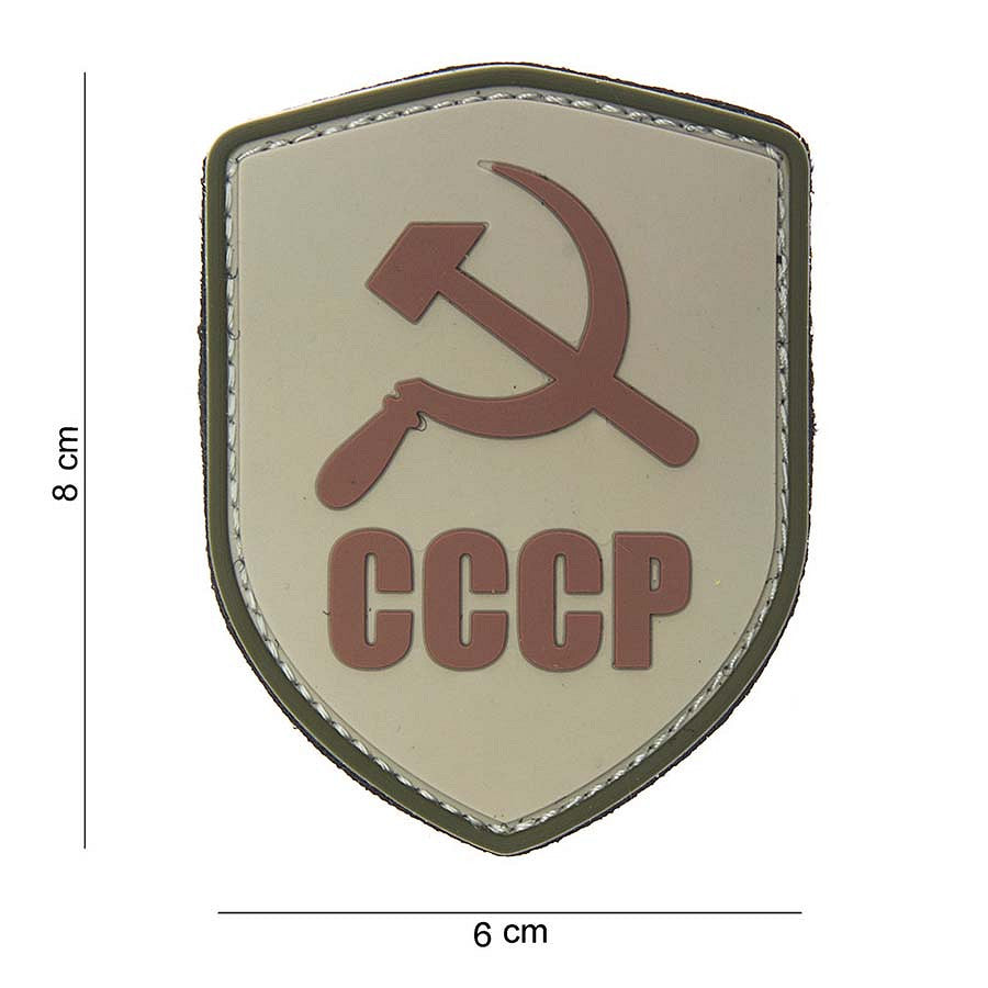 Embleem 3D PVC CCCP Schild Bej - Adevărata Marcă a Puterii