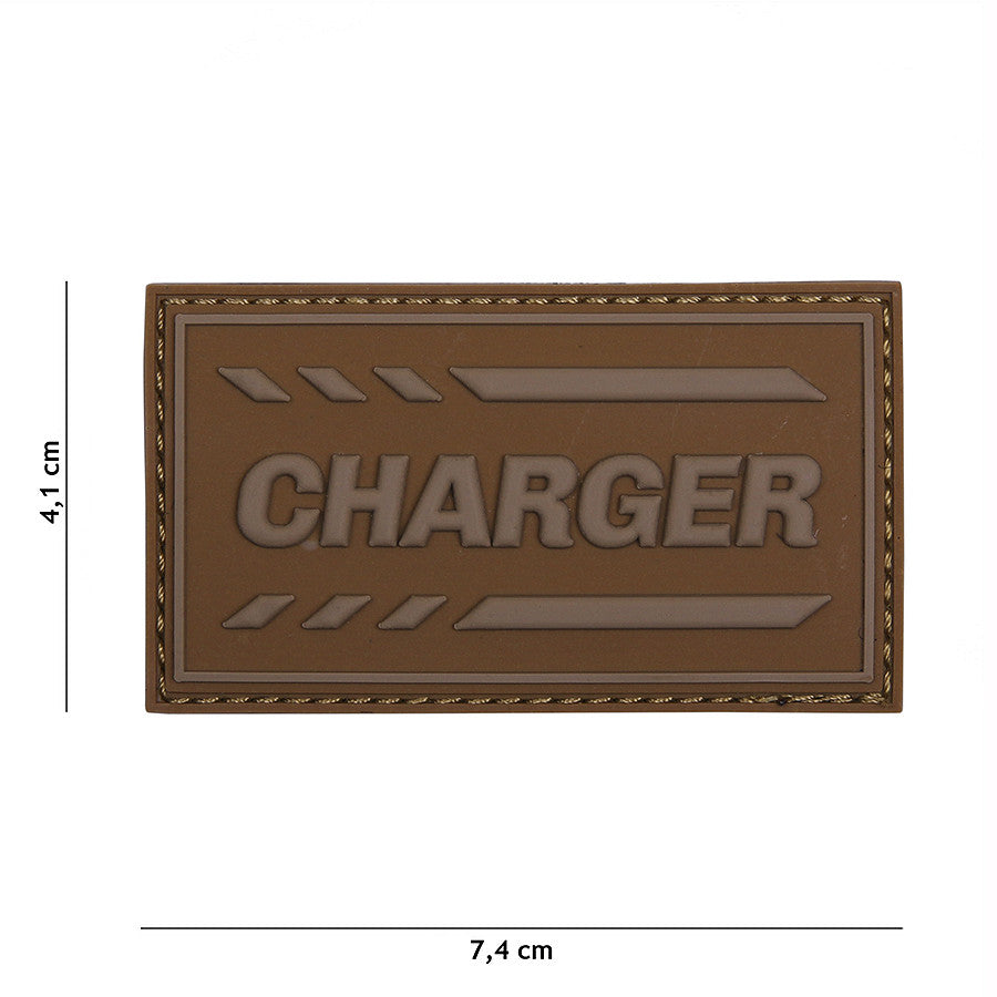 Embleem 3D PVC Charger Coyote - Afirmă-ți Prezența Tactică